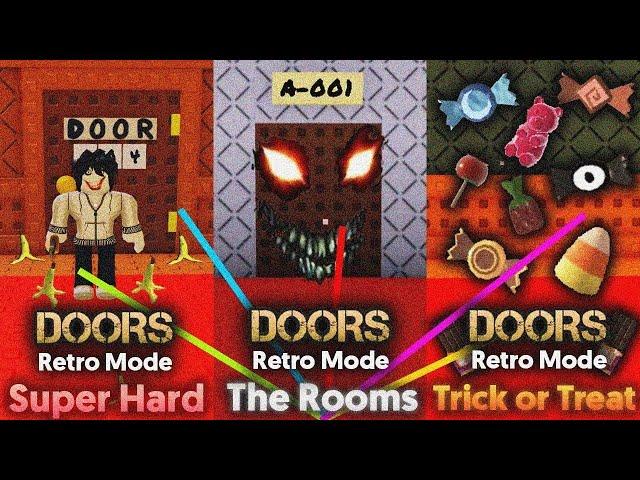 Doors Retro Mode : (April Fools + Rooms + Trick or Treat) - Speedrun [ROBLOX]