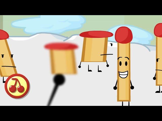 BFDI 10-8 but every 5 seconds, something turns into match