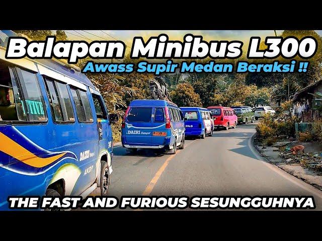 Balapan Minibus L300 Paling Bar Bar Semua Pada Unjuk Skill Di lintasan