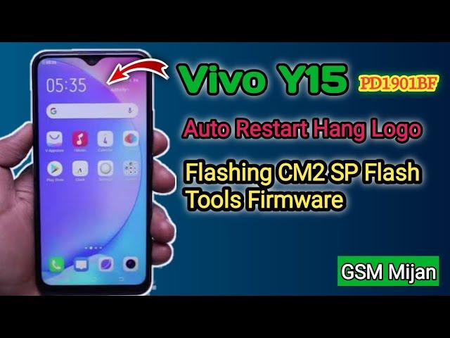 Vivo Y15 Y12 PD1901BF Auto Restart Hang On Logo Flashing CM2 Spd Flash Tools Firmware Free