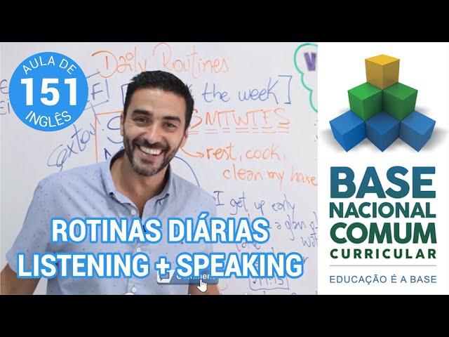 AULA DE INGLÊS Como falar sobre rotinas diárias em inglês BNCC