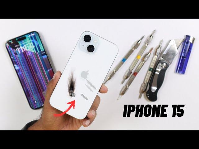 iPhone 15 Durability Test - Better than iPhone 15 Pro Max ?