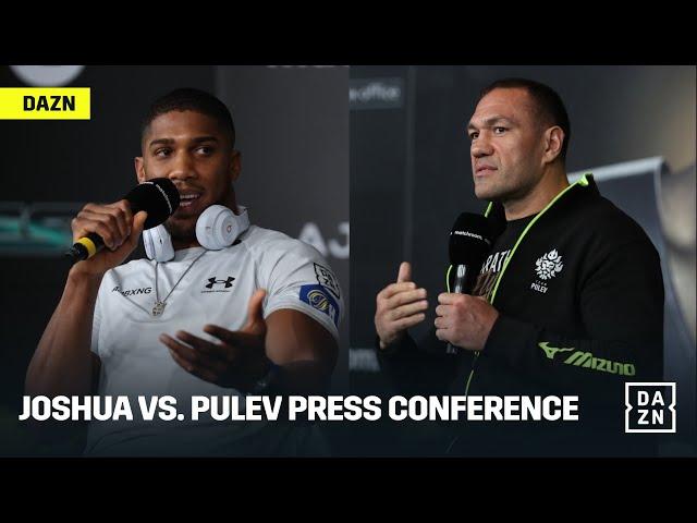 Anthony Joshua vs. Kubrat Pulev: Full Final Press Conference