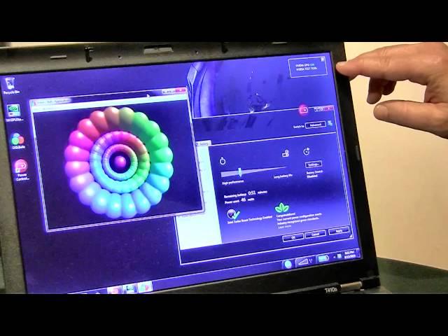 Lenovo ThinkPad T410S - NVIDIA Optimus Graphics Switching Demo - HotHardware
