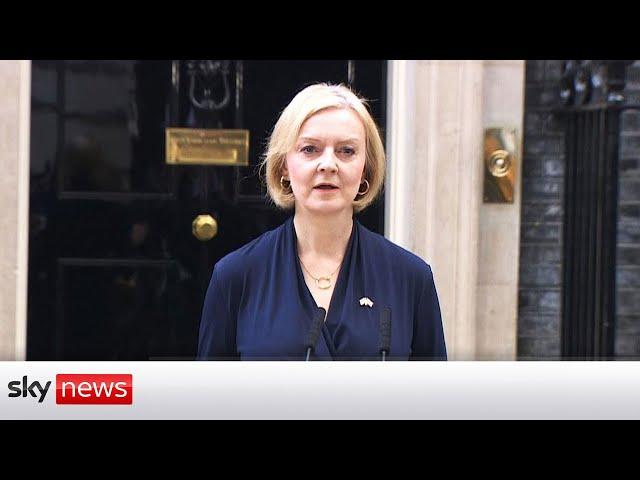 Liz Truss resigns as Prime Minister - full statement