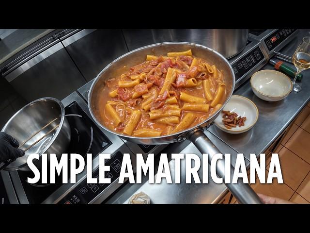 Authentic Italian Amatriciana: Simple, Delicious, Traditional