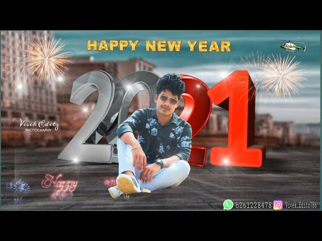 New year photo editing | picsart photo editing 2021 ||Vivek Editz