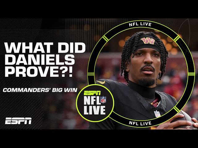 What Jayden Daniels proved in the Commanders' NFC East victory over the Eagles  | NFL Live