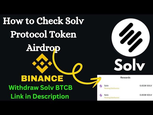 How to Check Solv Protocol Token Airdrop Reward in Binance.Solv Protocol Token Airdrop Binance Web3.