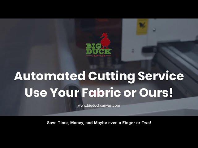 Automated CNC Textile Cutting!