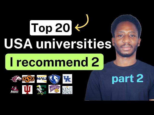 Must-See: My 20 fully funded Graduate Degree programs in the USA (Part 2)