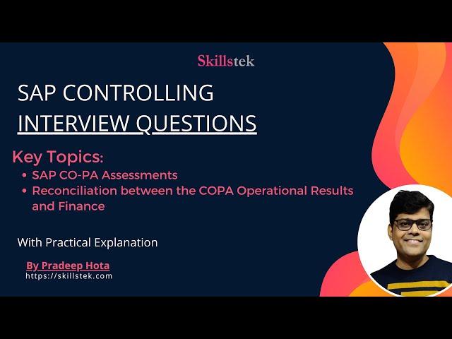 SAP Controlling Interview Questions  on SAP COPA  | SAP S/4HANA Finance Job Guide | Pradeep Hota