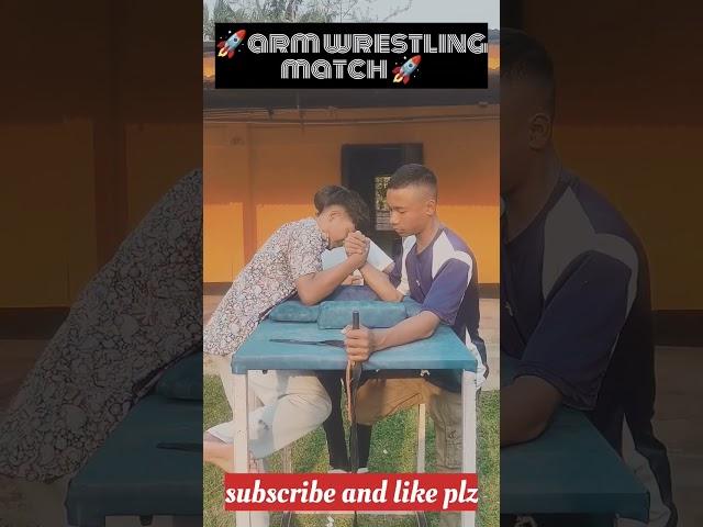 attitude status || arm wrestling match || #armwrestling #tipsandtricks #practice #youtubeshorts