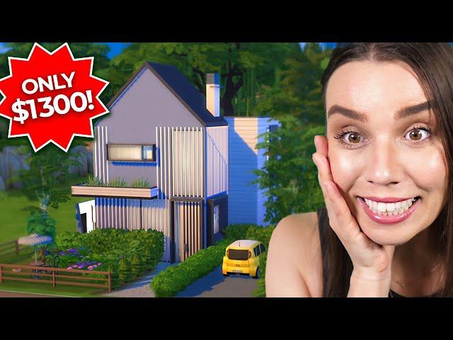 I built this house for only $1,300  (The Sims 4)