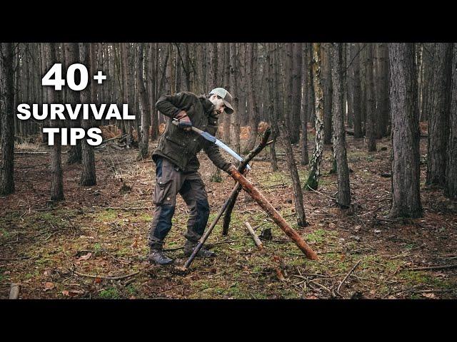 40+ Wilderness Survival Skills and Bushcraft Tips