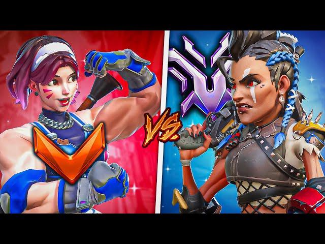 GIGABUFFED Bronzes vs MEGANERFED Grandmasters - Who wins?! (Overwatch 2)