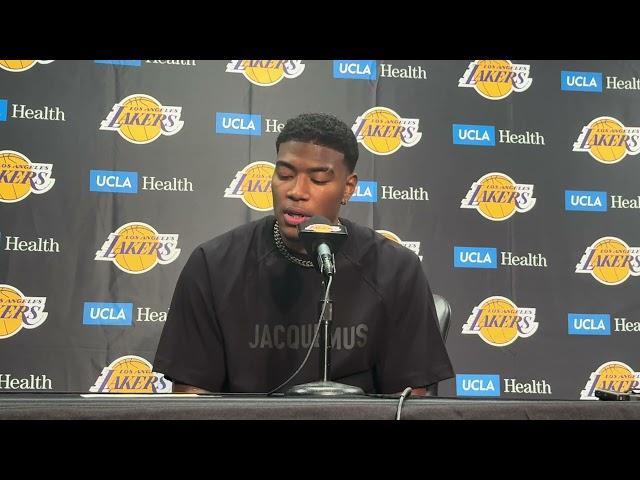 Rui Hachimura On BRILLIANT Performance In Lakers Win