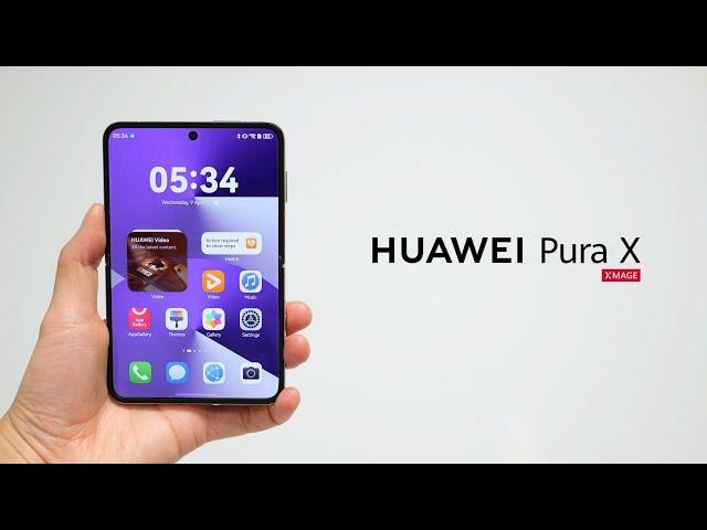 A Completely New Form: HUAWEI Pura X hands on