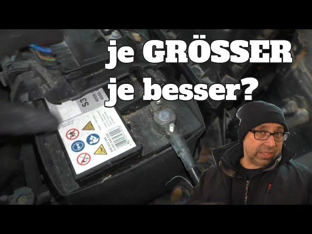 Autobatterie bei Kurzstrecke