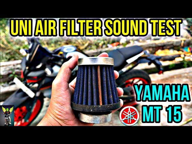 K&N Air Filter Sound Test || Yamaha MT 15 || Full Review || #viral #yamaha #viralvideo #airfilter