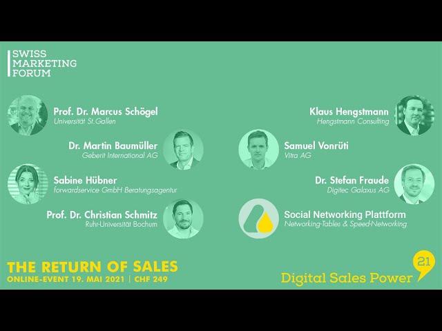 “The Return Of Sales!” von Prof. Dr. Marcus Schögel, IMC-HSG