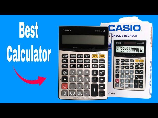 Best Calculator for all business man in 2022 || Casio calculator DJ 220dplus || Haider creative TV