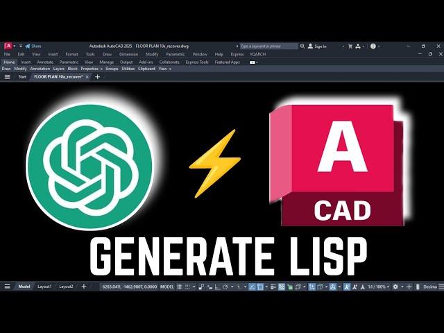 Master AutoCAD Lisp Creation with ChatGPT! Step-by-Step Guide for Beginners"