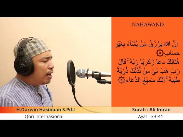 H.Darwin Hasibuan S.Pd.I Belajar 7 macam lagu tilawah alquran