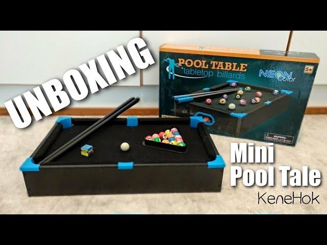 Mini Pool Table Unboxing | KeneHok