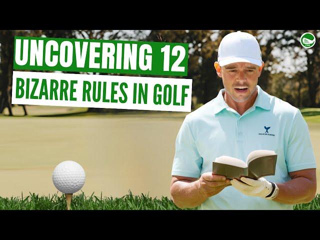 I Spent Days Uncovering the 12 Most Bizarre Rules in Golf ️ | Mind-Blowing Rules You Never Knew!