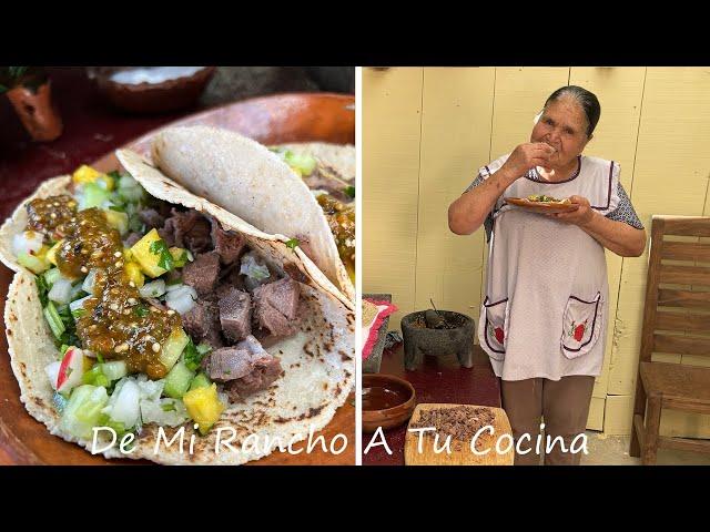 Tacos De Lengua De Mi Rancho A Tu Cocina