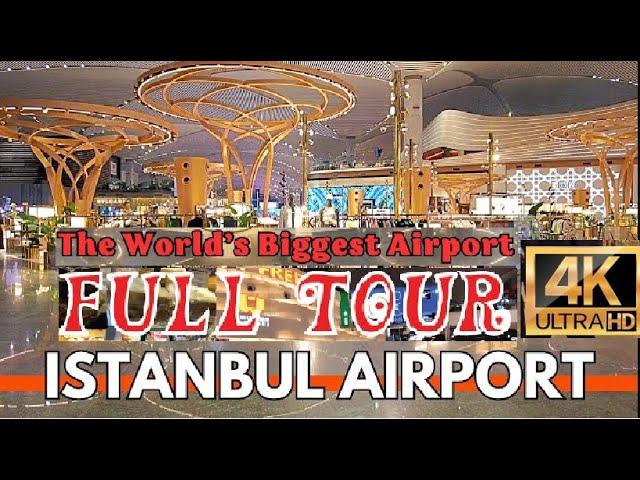 NEW Istanbul International Airport| Turkey International Airport | WALKING COMPLETE TOUR | Duty Free