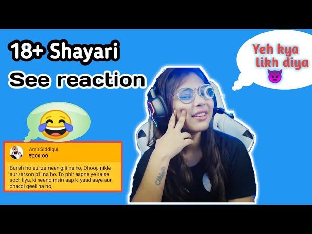 flirting with Naira Gaming | 18+ shayari in live stream  | #shorts #ytshorts #shayari