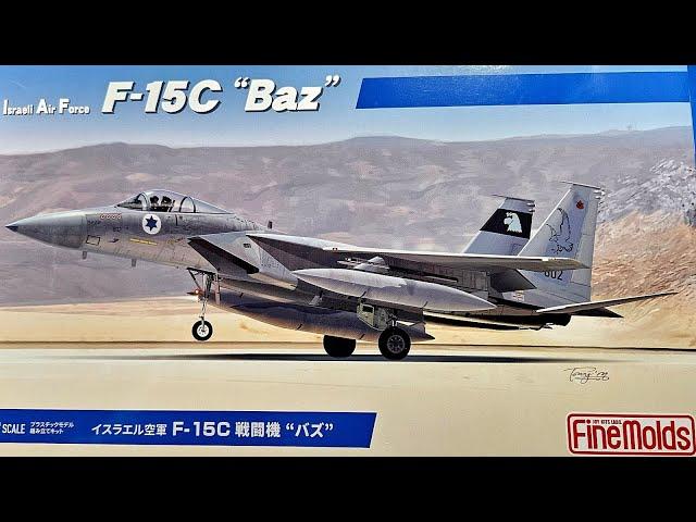 Israel Air Force F-15C "BAZ" in 72nd scale by FINE MOLDS - Review