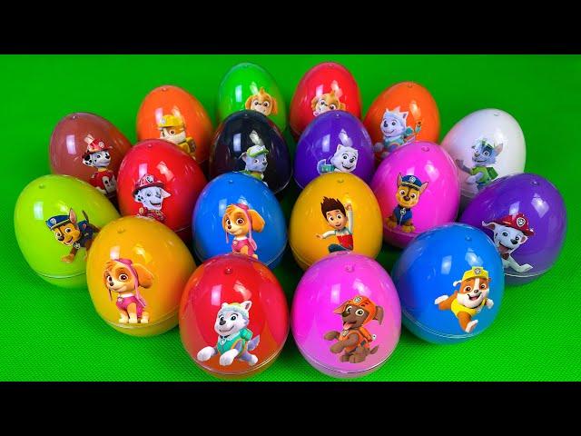 Looking For Paw Patrol Eggs With Slime Coloring: Ryder, Chase, Marshall,...Satisfying ASMR Video