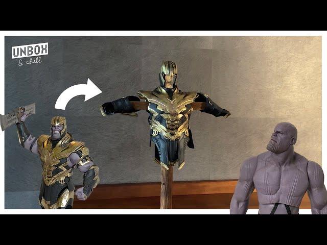 I took off Thanos' armour and made the Thanos Scarecrow!!!     | Hot Toys Thanos | Custom figure