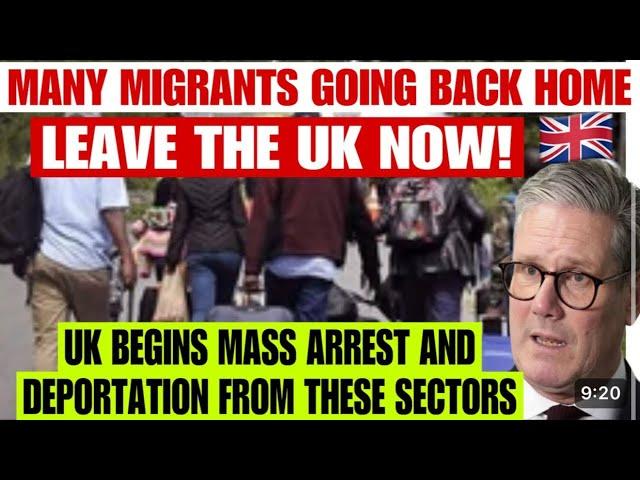 Be Warned!! UK Gov’t Empowers Immigration Enforcement Officers To Arrest & Deport From These Sectors