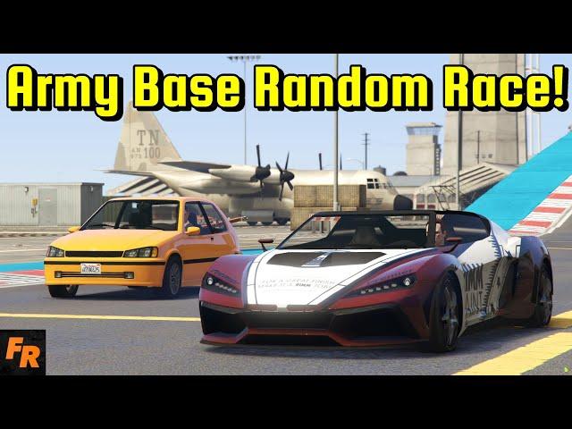 Army Base Random Race! - Modded Gta 5