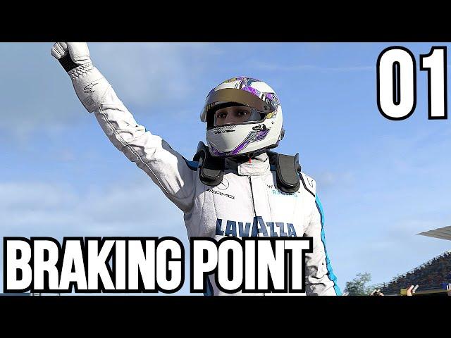 F1 2021 | BRAKING POINT | Williams Racing | PART 1 - The Beginning - Xbox Series X Gameplay