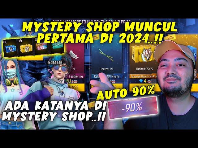 MYSTERY SHOP MUNCUL PERTAMA DI 2024..!! ADA KATANYA DI MYSTERY SHOP..!! AUTO 90% #freefire #kulgar