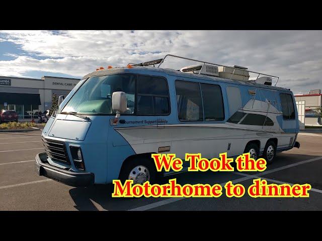 I take the family to dinner with the GMC Motorhome. Does it make a good daily driver?