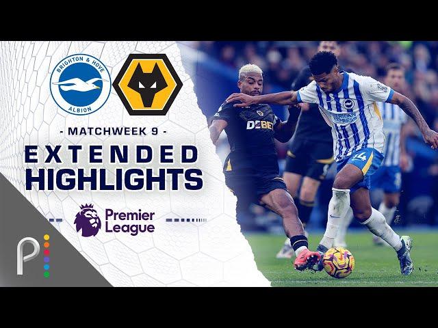 Brighton v. Wolves | PREMIER LEAGUE HIGHLIGHTS | 10/26/2024 | NBC Sports