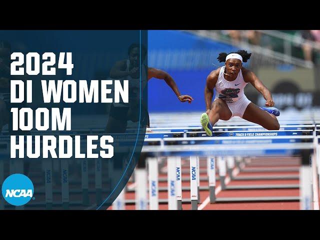 Women's 100m hurdles final - 2024 NCAA outdoor track and field championships