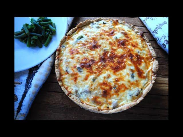 Пирог с Курицей и Грибами / Киш Лорен с Курицей и Грибами / Рецепт Заливного Пирога