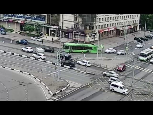 Центр Красноярска ДТП