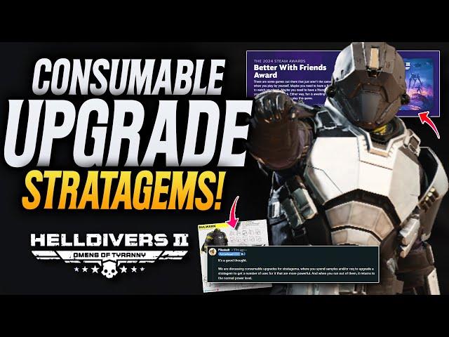 Helldivers 2 Upgraded Stratagems! Dev Confirms This Update!