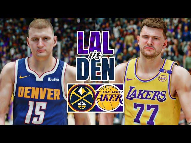 LAKERS vs NUGGETS | NBA 2K25 (PS5 PRO) [4K60]