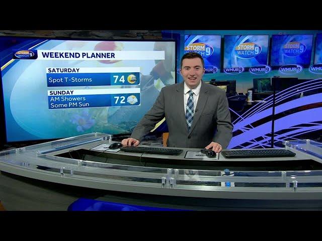 Video: Sun and clouds, scattered storms possible