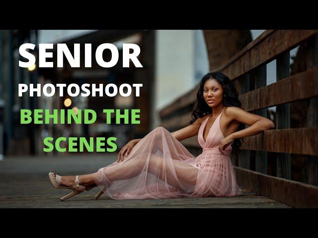 Natural Light Senior Portrait Photoshoot Behind the Scenes | Posing Ideas for Senior Pictures