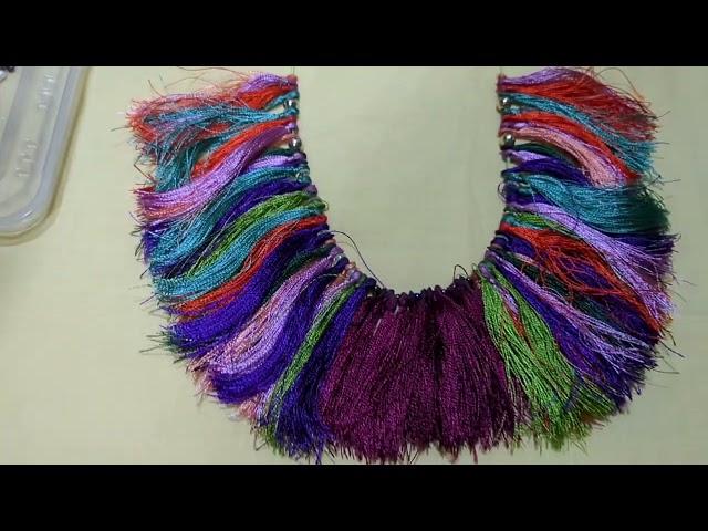 How to make a Beaded Chain |  Necklace making at home | How to make Beaded Bead